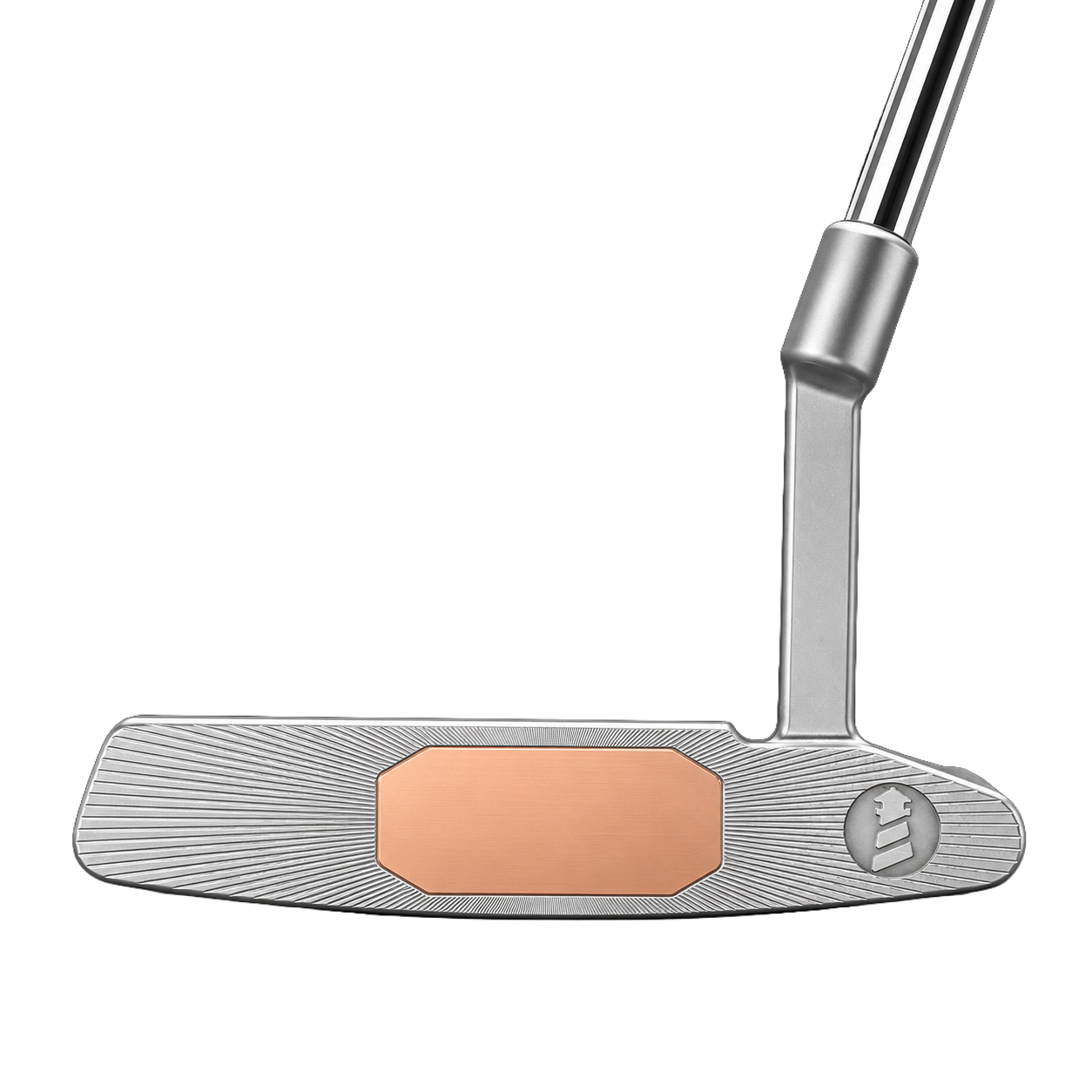 Charleston Putter Mid Slant with Copper Insert and Sunrise face finish